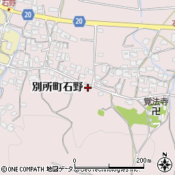 兵庫県三木市別所町石野818周辺の地図