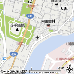 兵庫県姫路市飾磨区須加217周辺の地図