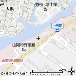 兵庫県姫路市飾磨区中島3025-1周辺の地図
