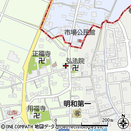 静岡県袋井市上山梨934周辺の地図