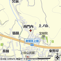 愛知県西尾市東幡豆町肉門内6周辺の地図