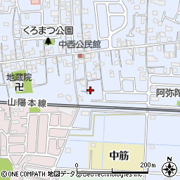 兵庫県高砂市阿弥陀町阿弥陀1460-1周辺の地図