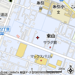 兵庫県姫路市東山170周辺の地図