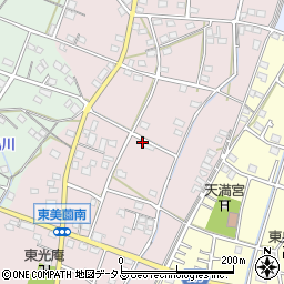 静岡県浜松市浜名区東美薗220周辺の地図