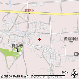 兵庫県三木市別所町石野690周辺の地図