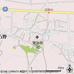 兵庫県三木市別所町石野765周辺の地図