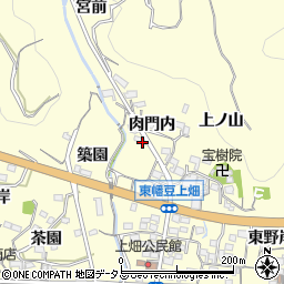 愛知県西尾市東幡豆町肉門内47周辺の地図
