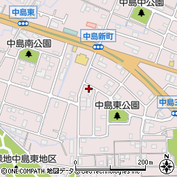 兵庫県姫路市飾磨区中島3丁目106-2周辺の地図