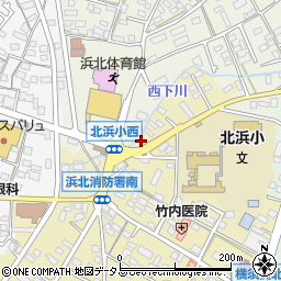 静岡県浜松市浜名区横須賀878-1周辺の地図
