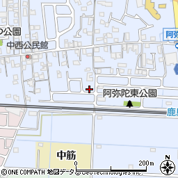 兵庫県高砂市阿弥陀町阿弥陀1351周辺の地図