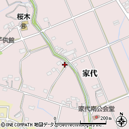 静岡県掛川市家代1812周辺の地図