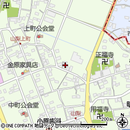 静岡県袋井市上山梨1058周辺の地図