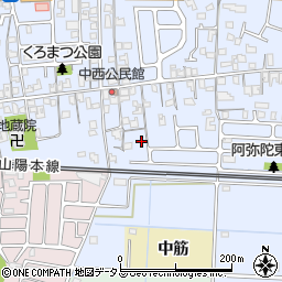 兵庫県高砂市阿弥陀町阿弥陀1457周辺の地図