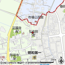 静岡県袋井市上山梨916-1周辺の地図