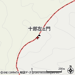 十郎左ェ門周辺の地図