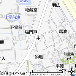 愛知県蒲郡市西浦町猫門戸周辺の地図