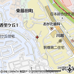 大阪府枚方市釈尊寺町19-5周辺の地図