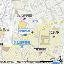 静岡県浜松市浜名区横須賀877-1周辺の地図