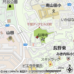 大阪府吹田市長野東22-10周辺の地図