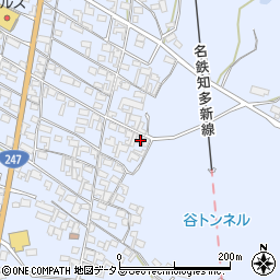 愛知県知多郡美浜町奥田石畑45周辺の地図