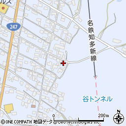 愛知県知多郡美浜町奥田石畑45周辺の地図