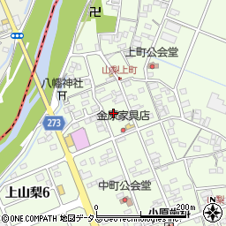 静岡県袋井市上山梨1523-2周辺の地図