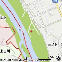 愛知県豊橋市下条西町柳原周辺の地図
