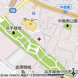 兵庫県姫路市飾磨区中島1264周辺の地図
