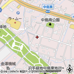兵庫県姫路市飾磨区中島514周辺の地図