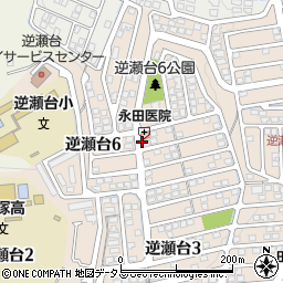 永田医院周辺の地図