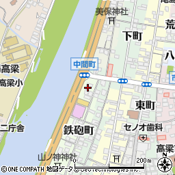 岡山県高梁市鉄砲町5周辺の地図