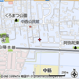 兵庫県高砂市阿弥陀町阿弥陀1457-1周辺の地図