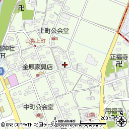 静岡県袋井市上山梨1064周辺の地図