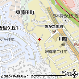 大阪府枚方市釈尊寺町18-21周辺の地図