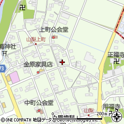 静岡県袋井市上山梨1064-4周辺の地図