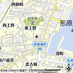 愛知県蒲郡市形原町東上野31-3周辺の地図