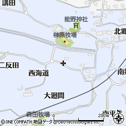 愛知県知多郡美浜町時志西海道27周辺の地図