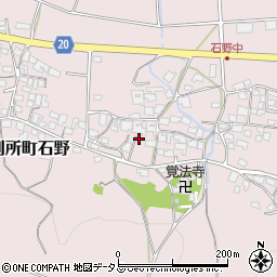 兵庫県三木市別所町石野792周辺の地図