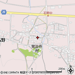 兵庫県三木市別所町石野762周辺の地図