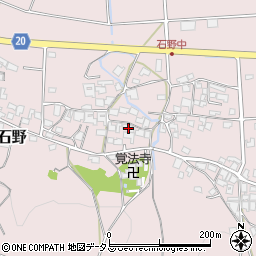 兵庫県三木市別所町石野766周辺の地図