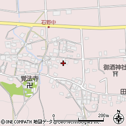 兵庫県三木市別所町石野707周辺の地図