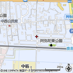 兵庫県高砂市阿弥陀町阿弥陀1346-1周辺の地図