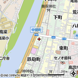 岡山県高梁市鉄砲町4周辺の地図