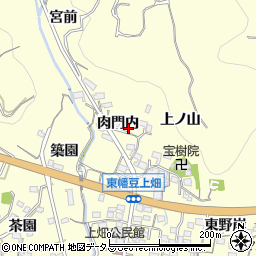 愛知県西尾市東幡豆町肉門内33周辺の地図