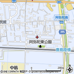 兵庫県高砂市阿弥陀町阿弥陀1286-42周辺の地図