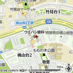 桃山台グループホーム周辺の地図