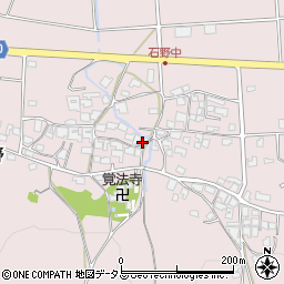 兵庫県三木市別所町石野736周辺の地図