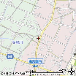 静岡県浜松市浜名区東美薗1681周辺の地図