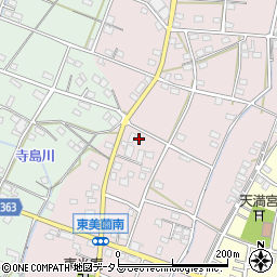 静岡県浜松市浜名区東美薗216周辺の地図