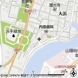 兵庫県姫路市飾磨区須加216周辺の地図